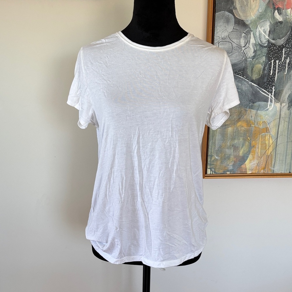 J. Crew Classic White Short Sleeve Tee